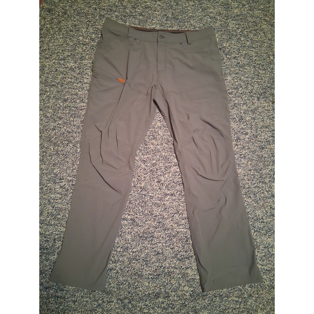 BRUNT Pants Mens 40x34 Gray The Torra Pant Workwear Carpenter Stretch Canvas